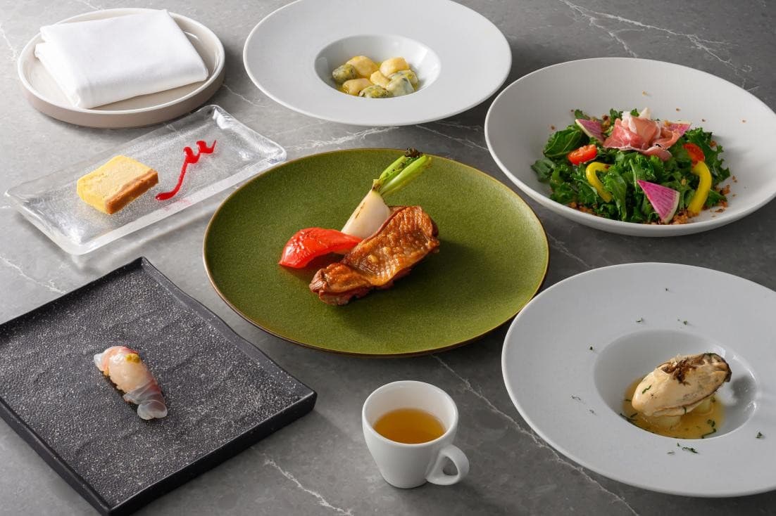 Standardコースの料理写真