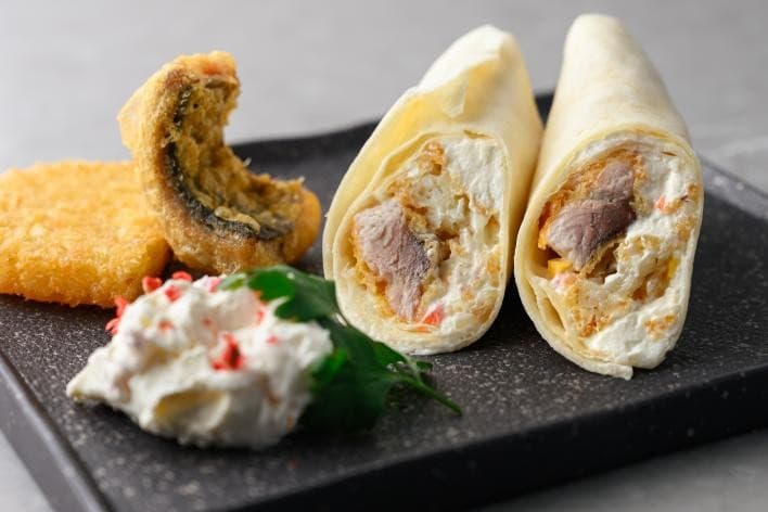 ブリトー フィッシュ & ハッシュドポテト 新橋玉木屋昆布佃煮