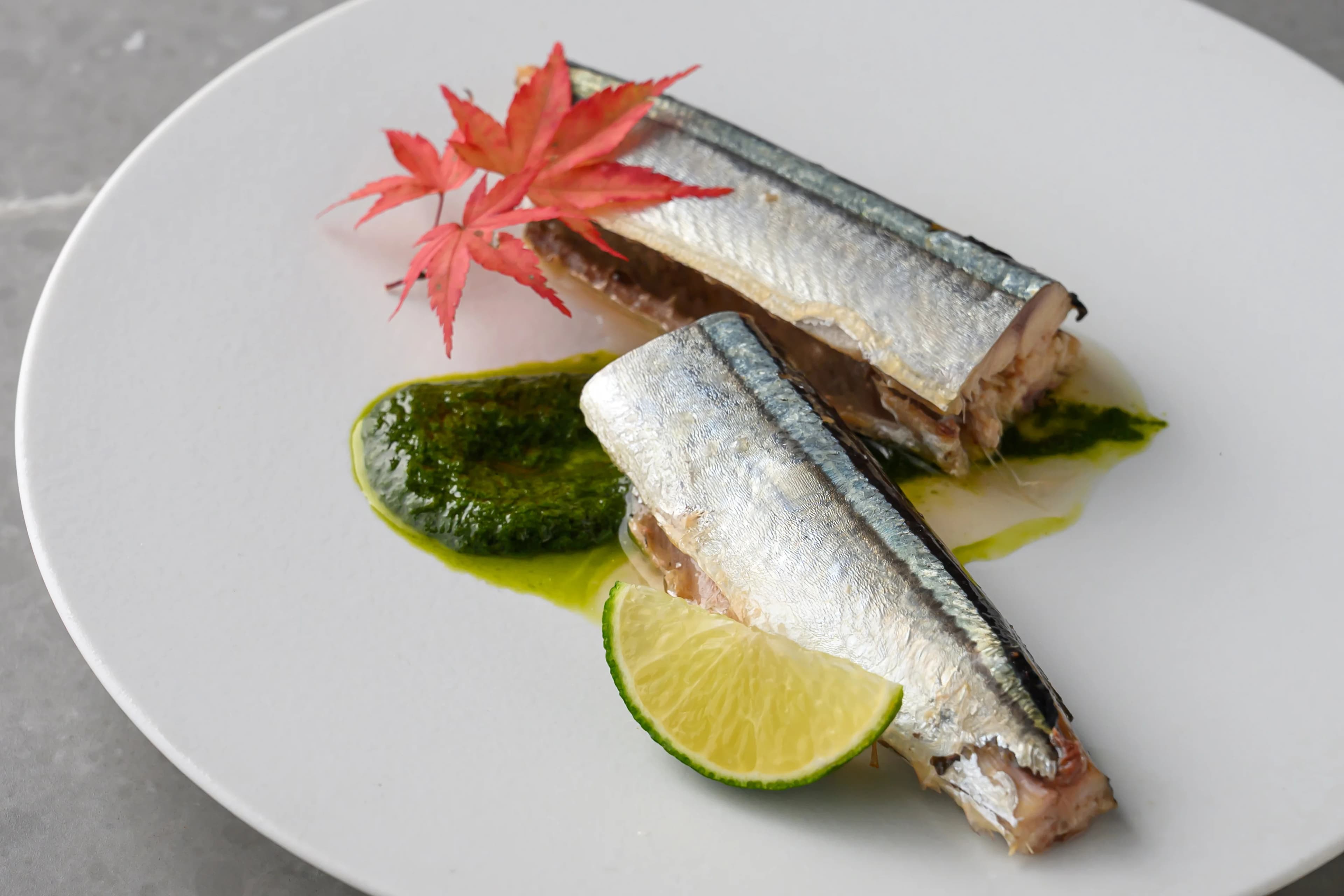 秋刀魚のコンフィ